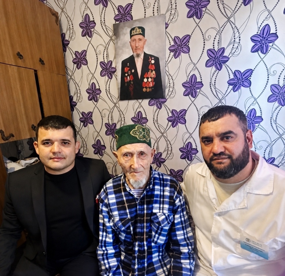 В г. Агидель состоялась диспансеризация на дому у единственного ныне живущего ветерана Великой Отечественной войны