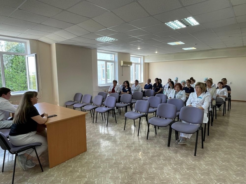 Встреча с сотрудниками Поликлинического отделения №6 г.Агидели