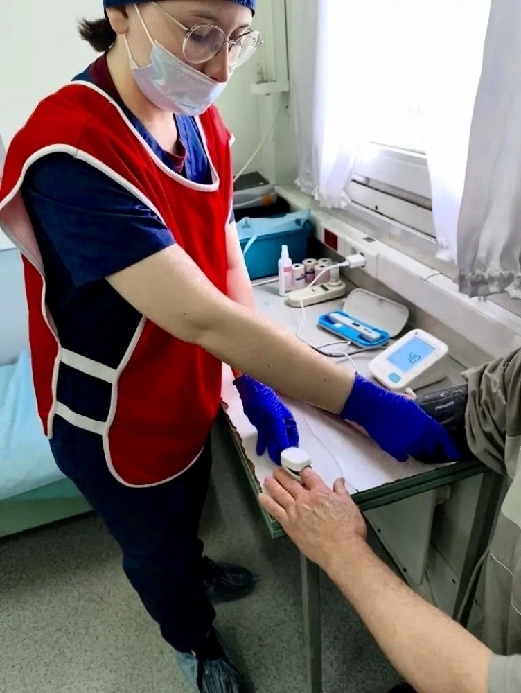 Студентка Бирского медико-фармацевтического колледжа приняла участие в работе «Поезда здоровья»